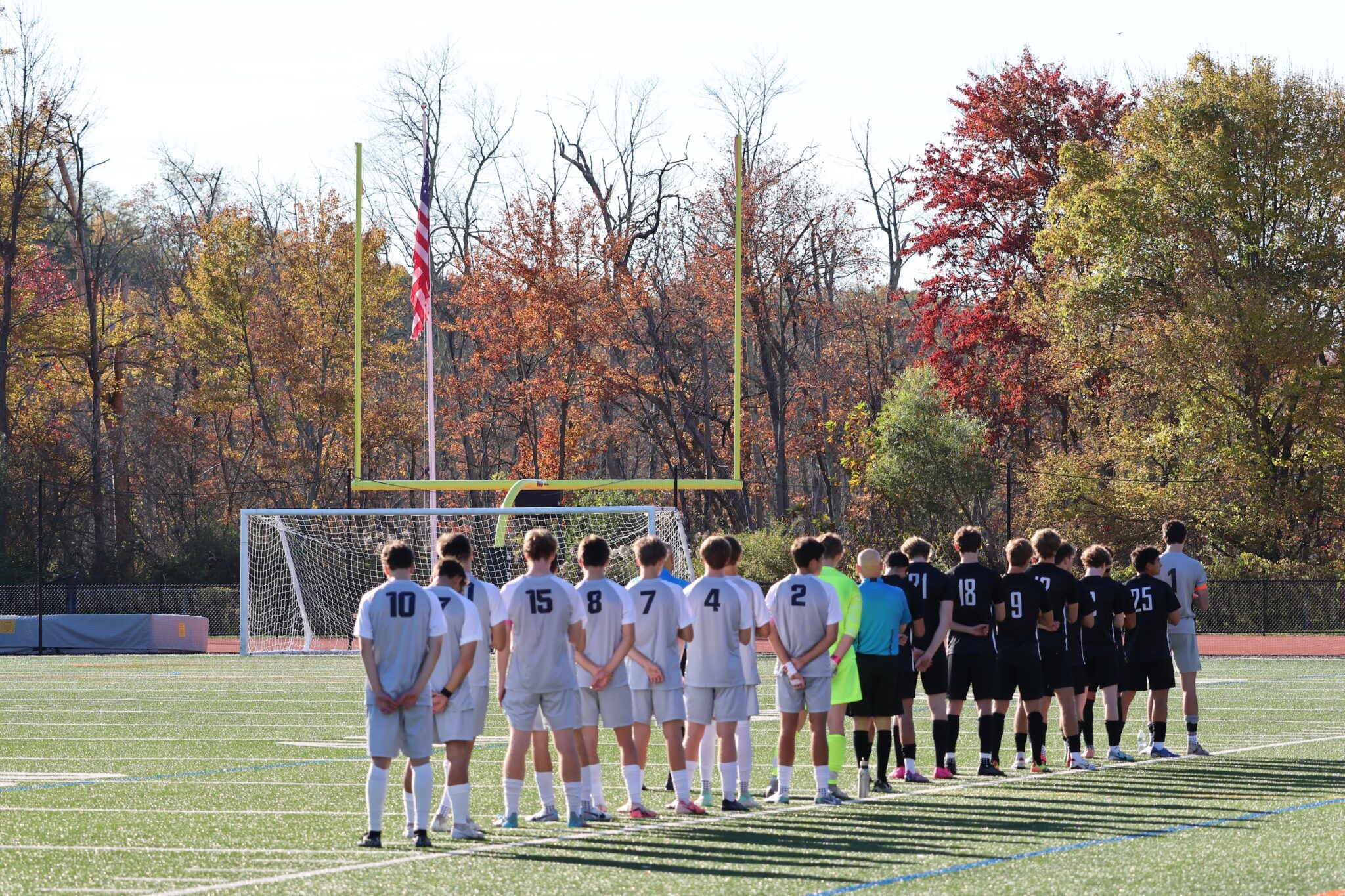 2024 team national anthem at Ridgefield Staples Soccer Westport, CT